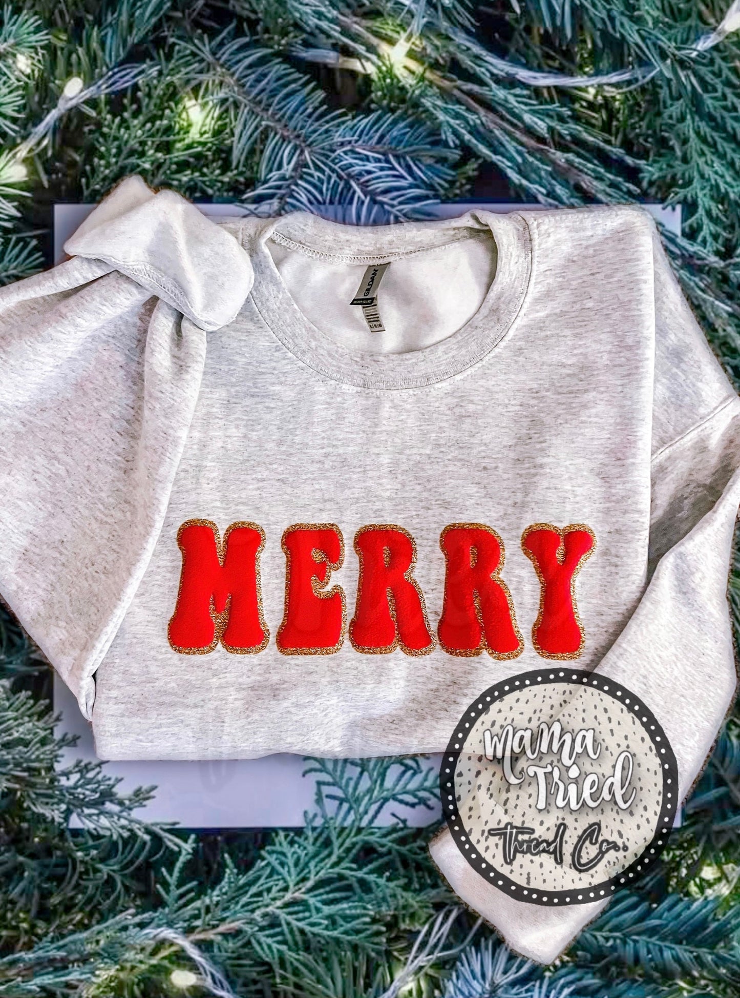 Retro Merry Crewneck (2X-3X)